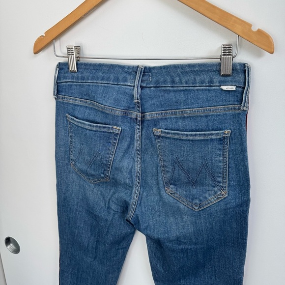 Mother The Looker Ankle Fray In‎ Keeping Love Alive Racer Size 27 - Picture 6 of 8